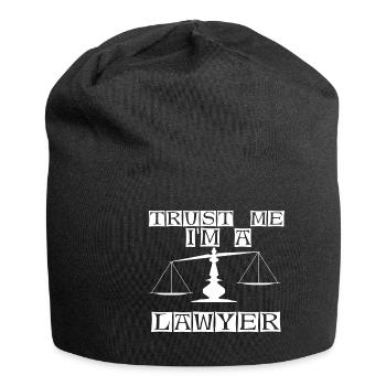 Lawyer - white - Jersey Beanie - black - Front
