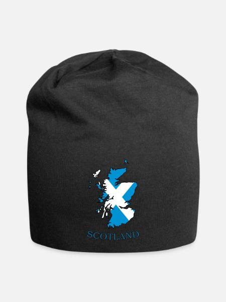 Schottland-Land - Jersey-Beanie - Schwarz