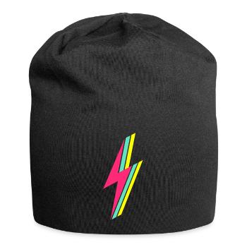 Flash of lightning - Jersey Beanie - black - Front