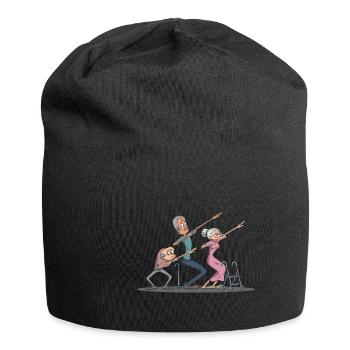 Dab Dabbing seniors - Jersey Beanie - black - Front