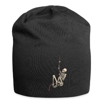 Squelette sur corde d'escalade fitness sport - Bonnet en jersey - noir - Devant