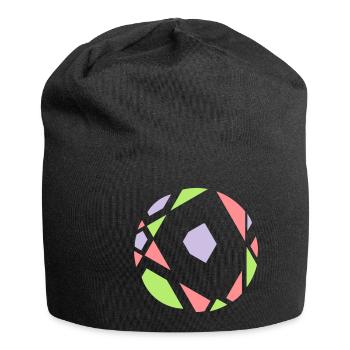 abstract sphere - Jersey Beanie - black - Front