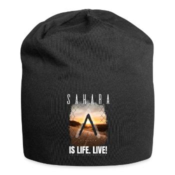 SAHARA Adventure Freedom is life. Live! by ART8NS - Jersey-Beanie - Schwarz - Vorne