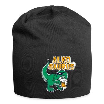 Alcool Boire Boire Cadeau Fête Dinosaures - Bonnet en jersey - noir - Devant