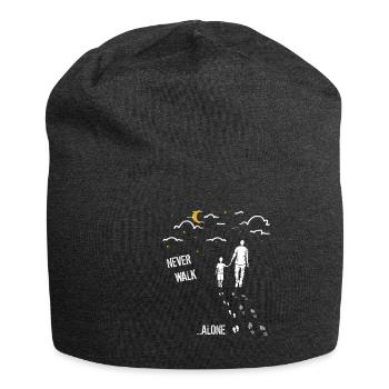 Père et fils never walk alone - Bonnet en jersey - charbon - Devant