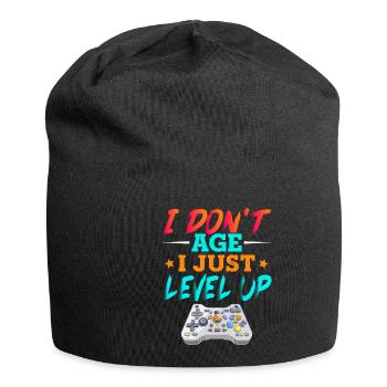 Old gamer gamer - Jersey Beanie - black - Front