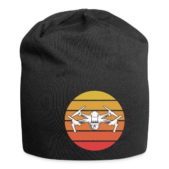 Cadeau de pilote de drone drone - Bonnet en jersey - noir - Devant
