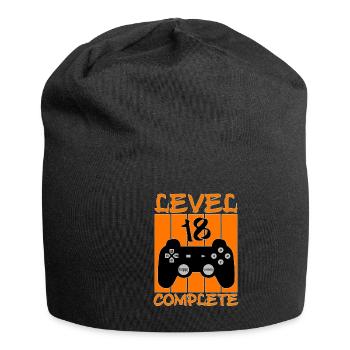 18 Jahre Geburtstag Gamer - Jersey-Beanie - Schwarz - Vorne