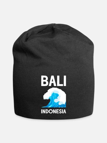 Bali - Jersey-Beanie - Schwarz