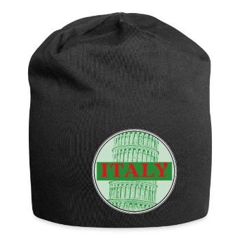Italy Italian Italo Italy gifts cool - Jersey Beanie - black - Front