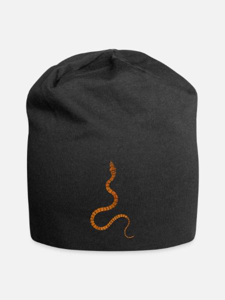serpent - Bonnet en jersey - noir
