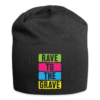 Rave To The Grave - Jersey-Beanie - Schwarz - Vorne