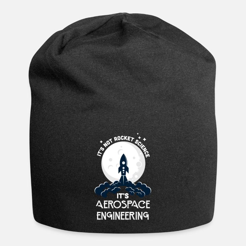 It's Not Rocket Science It's Aerospace Engineering - Jersey-Beanie - Schwarz