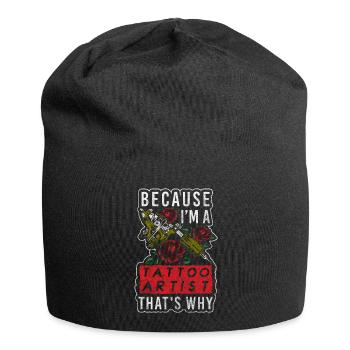 Tatouage Tatouage Encre Art - Bonnet en jersey - noir - Devant