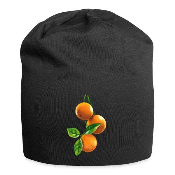Oranges - Jersey Beanie - black - Front