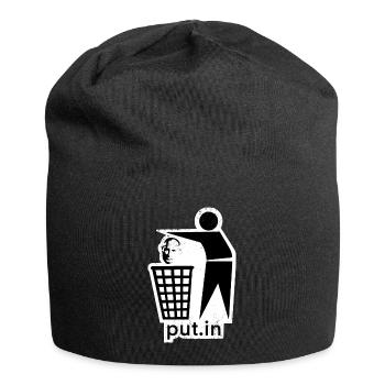 PAIX UKRAINE - put.in - STOP À LA GUERRE ! - Bonnet en jersey - noir - Devant