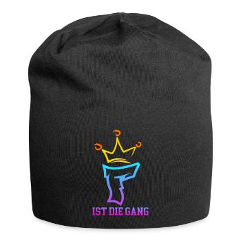 Floriankiller007 Unterschrift - Jersey-Beanie - Schwarz - Vorne