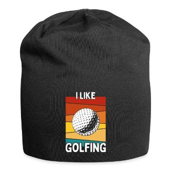 J’AIME LE GOLF - Bonnet en jersey - noir - Devant