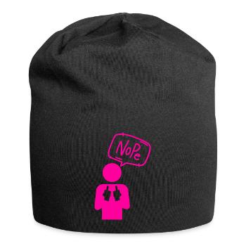 Nope - Jersey Beanie - black - Front