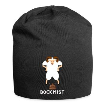 Bockmist - Jersey-Beanie - Schwarz - Vorne