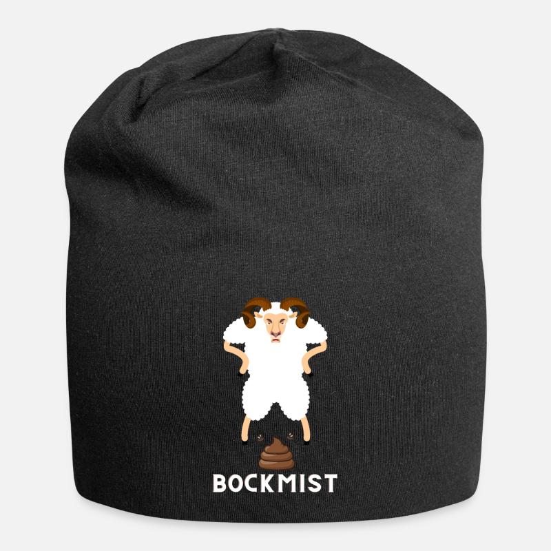 Bockmist - Bonnet en jersey - noir