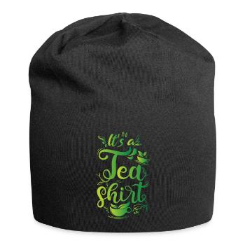 It´s a Tea Shirt - Jersey-Beanie - Schwarz - Vorne