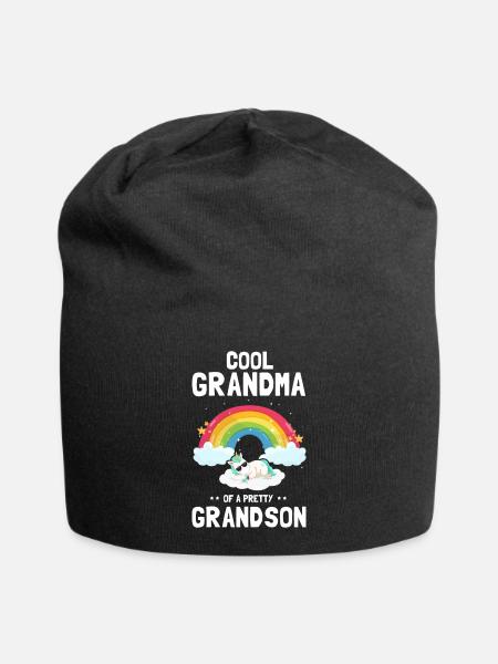 Cool GRANDMA Of A Pretty Gay Son Cute Pride - Jersey-Beanie - Schwarz