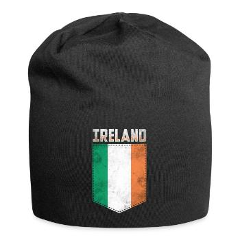 Ireland Flag Irish - Jersey Beanie - black - Front