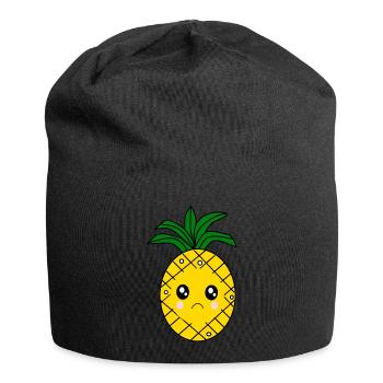 Ananas Kawaii Fruits Kawaii Fruits Kawaii - Bonnet en jersey - noir - Devant