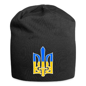 ukraine - Jersey-Beanie - Schwarz - Vorne