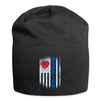 Operation am offenen Herzen Krieger Warrior - Jersey-Beanie - Schwarz - Vorne