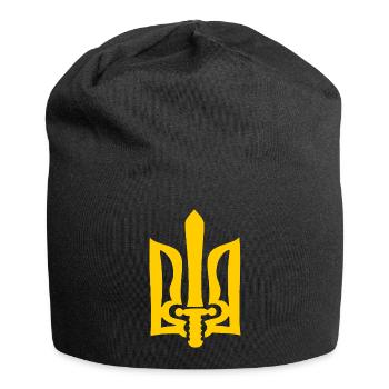 ukraine - Jersey-Beanie - Schwarz - Vorne