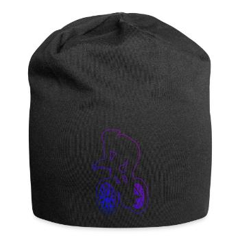 Roadbike Rennradfahren Rennradfahrer Damen - Jersey-Beanie - Schwarz - Vorne