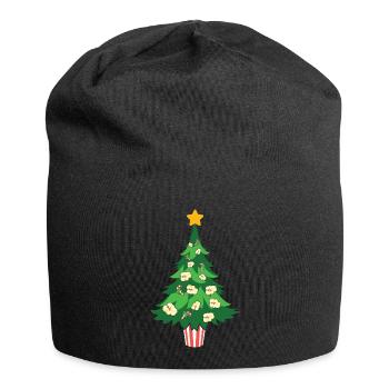 Popcorn Christmas Tree Fast Food - Bonnet en jersey - noir - Devant