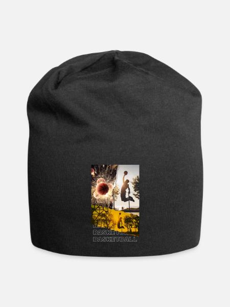 Basketball Basketballspieler Dunking Sport Spieler - Jersey-Beanie - Schwarz