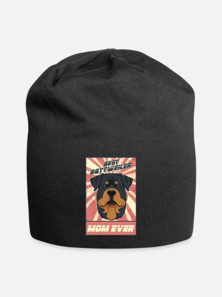 Best Rottweiler Mom Ever I Rottweiler Lover - Jersey-Beanie - Schwarz