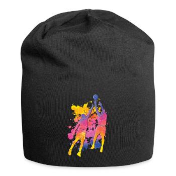 Basketteur Coloré Paint Slam Dunk Sports - Bonnet en jersey - noir - Devant