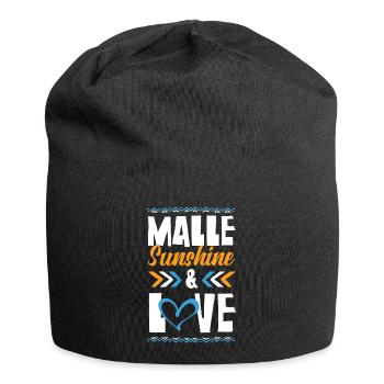 Malle Love - Jersey Beanie - black - Front