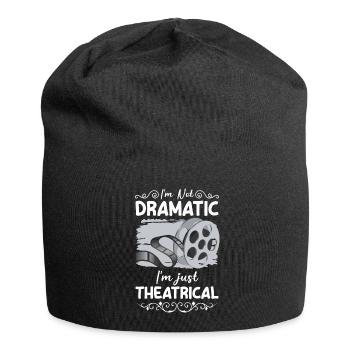 actress acting comedy nerd - Jersey Beanie - black - Front