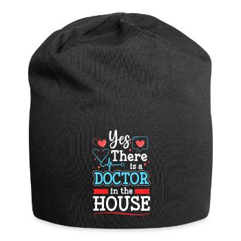 Doktor Student Schmerz - Jersey-Beanie - Schwarz - Vorne