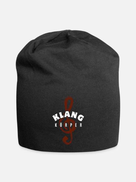 Klangkörper - Musik - Chor - Orchester - Dirigent - Jersey-Beanie - Schwarz