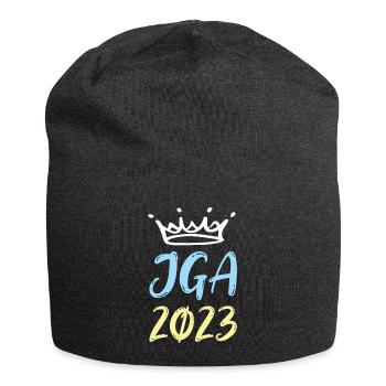 Jga 2023 Junggesellenabschied - Jersey-Beanie - Anthrazit - Vorne