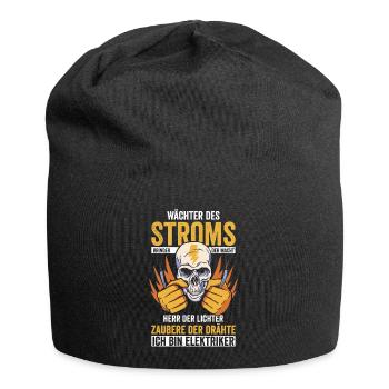 Elektriker Wächter des Stroms - Jersey-Beanie - Schwarz - Vorne