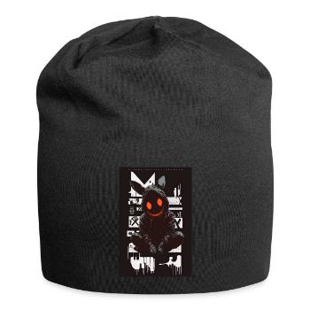 Cool Bunny by ART8NS Art ON Streetwear - Jersey-Beanie - Schwarz - Vorne
