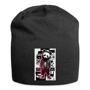 Cool Panda par ART8NS Art ON Streetwear - Bonnet en jersey - noir - Devant