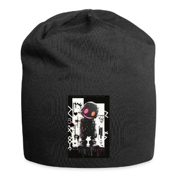 Robot Graffiti Design par ART8NS Art ON Streetwear - Bonnet en jersey - noir - Devant