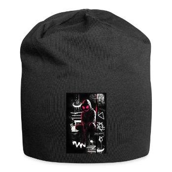 S. Man Graffiti Design par ART8NS Art ON Streetwear - Bonnet en jersey - noir - Devant