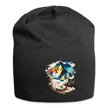 Mount Blanc - Jersey Beanie - black - Front