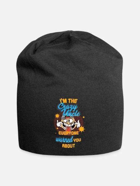 Je suis l’oncle fou contre lequel tout le monde vous a mis en garde - Bonnet en jersey - noir