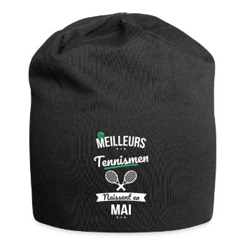 Les meilleurs tennismen naissent en Mai - Bonnet en jersey - noir - Devant